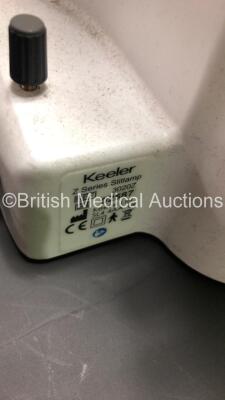 Keeler Z -Series Slit Lamp Ref 3020Z with 2 x 12,5x Eyepieces (Unable to Power Test Due to No Power Supply) - 6