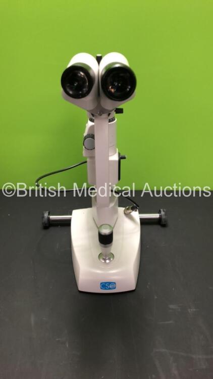 CSO SL-980-5X Slit Lamp with 2 x 12,5x Eyepieces (Unable to Power Up Due to No Power Supply)