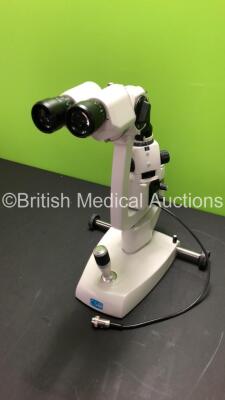 CSO SL-980-5X Slit Lamp with 2 x 12,5x Eyepieces (Unable to Power Up Due to No Power Supply) - 2