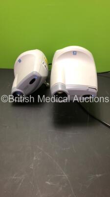 2 x Nidek CP-770 Chart Projectors (Both Power Up - 1 x Damaged / Cracked Casing - See Pictures)