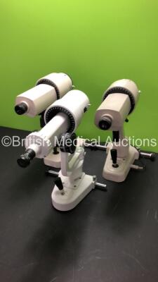 2 x TopCon OM-4 Ophthalmometer / Keratometer (Unable to Power Test Due to No Power Supply) and 1 x Bobes Keratometer II (Unable to Power Test Due to No Power Supply) - 2