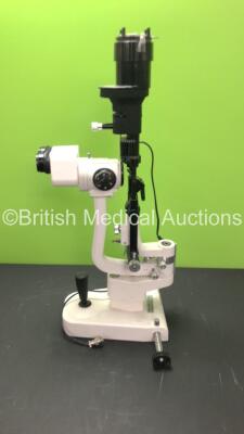 MODOP YZ5FI Slit Lamp with 2 x 12,5x Eyepieces (Unable to Power Test Due to No Power Supply - Missing Lamp Cover - See Picture) - 5
