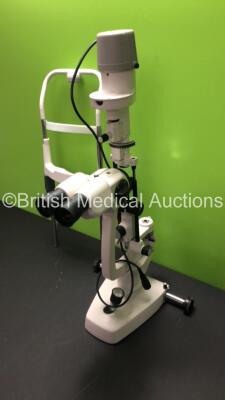 Unknown Make of Slit Lamp with 2 x Eyepieces and Chin Rest (Unable to Power Test Due to No Power Supply -Damage to Chin Rest - See Pictures) - 3
