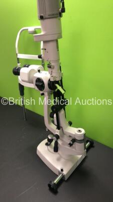 Unknown Make of Slit Lamp with 2 x Eyepieces and Chin Rest (Unable to Power Test Due to No Power Supply -Damage to Chin Rest - See Pictures) - 5