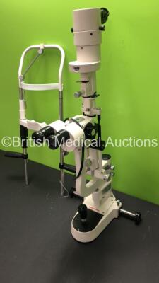 Shin-Nippon SL-202 Slit Lamp with 2 x 15x Eyepieces and Chin Rest (Unable to Power Test Due to No Power Supply) - 2