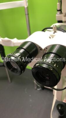 Shin-Nippon SL-202 Slit Lamp with 2 x 15x Eyepieces and Chin Rest (Unable to Power Test Due to No Power Supply) - 3