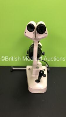 Topcon SL-4F Slit Lamp with 1 x 12,5x Eyepiece and Chin Rest (Unable to Power Test Due to No Power Supply) - 2