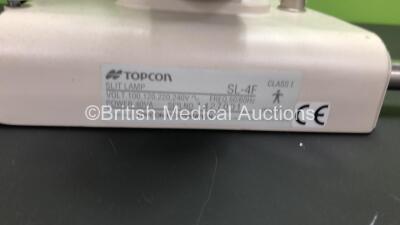 Topcon SL-4F Slit Lamp with 1 x 12,5x Eyepiece and Chin Rest (Unable to Power Test Due to No Power Supply) - 4