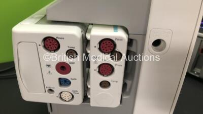 2 x Philips IntelliVue MP30 Patient Monitors *Mfds - 2008 and 2009* with 2 x Philips M3012A Multiparameter Modules with Press and Temp Options *Mfds - 2008 and 2009* and 2 x Philips IntelliVue X2 Patient Monitors with Press, Temp, NBP, SPO2 and ECG Resp O - 6