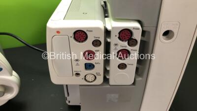 2 x Philips IntelliVue MP30 Patient Monitors *Mfds - 2008* with 2 x Philips M3012A Multiparameter Modules with Press and Temp Options *Mfds - 2018 and 2009* and 2 x Philips IntelliVue X2 Patient Monitors with Press, Temp, NBP, SPO2 and ECG Resp Options an - 4