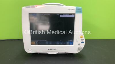 Philips IntelliVue MP50 Anaesthesia Patient Monitor *Mfd - 2009* with Philips M3012A Multiparameter Module with Press and Temp Options *Mfd - 2009* and Philips IntelliVue X2 Patient Monitor with Press, Temp, NBP, SPO2 and ECG Resp Options and 2 x Batterie