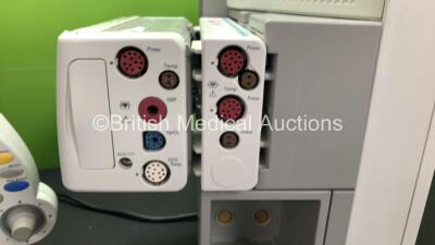 2 x Philips IntelliVue MP70 Anaesthesia Patient Monitors *Mfds - 2009* with 2 x Philips M3012A Multiparameter Modules with Press and Temp Options *Mfds - 2008 and 2009* and 2 x Philips IntelliVue X2 Patient Monitors with Press, Temp, NBP, SPO2 and ECG Res - 3