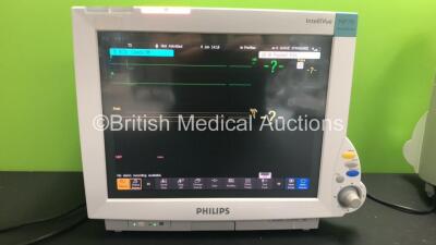 2 x Philips IntelliVue MP70 Anaesthesia Patient Monitors *Mfds - 2009 and 2010* with 2 x Philips M3014A Opt : C07 Multiparameter Modules with Press, Temp and CO2 Options *Mfds - 2011 and 2009* and 2 x Philips IntelliVue X2 Patient Monitors with Press, Tem - 7