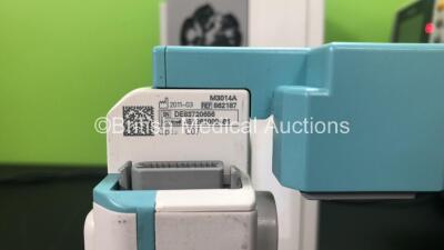 2 x Philips IntelliVue MP70 Anaesthesia Patient Monitors *Mfds - 2009 and 2010* (Both Power Up) with 2 x Philips M3014A Opt : C07 Multiparameter Modules with Press, Temp and CO2 Options *Mfds -2011 and 2008 * and 2 x Philips IntelliVue X2 Patient Monitor - 5