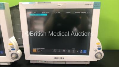 2 x Philips IntelliVue MP70 Anaesthesia Patient Monitors *Mfds - 2009 and 2010* (Both Power Up) with 2 x Philips M3014A Opt : C07 Multiparameter Modules with Press, Temp and CO2 Options *Mfds -2011 and 2008 * and 2 x Philips IntelliVue X2 Patient Monitor - 12