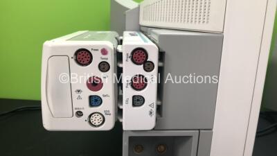 2 x Philips IntelliVue MP70 Anaesthesia Patient Monitors *Mfds - 2009 and 2009* (Both Power Up) with 2 x Philips M3014A Opt : C07 Multiparameter Modules with Press, Temp and CO2 Options *Mfds - 2006 and 2008* and 2 x Philips IntelliVue X2 Patient Monitors - 2