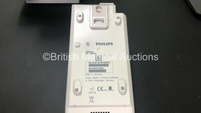 2 x Philips IntelliVue MP70 Anaesthesia Patient Monitors *Mfds - 2009 and 2009* (Both Power Up) with 2 x Philips M3014A Opt : C07 Multiparameter Modules with Press, Temp and CO2 Options *Mfds -2008 and 2010 * and 2 x Philips IntelliVue X2 Patient Monitors - 8