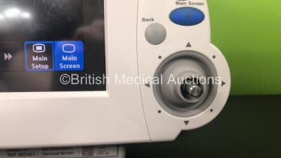 2 x Philips IntelliVue MP70 Anaesthesia Patient Monitors *Mfds -2009 and 2009* (Both Power Up 1 with Missing Dial-See Photos) with 2 x Philips M3014A Opt : C07 Multiparameter Modules with Press, Temp and CO2 Options *Mfds -2011* and 2 x Philips IntelliVue - 3