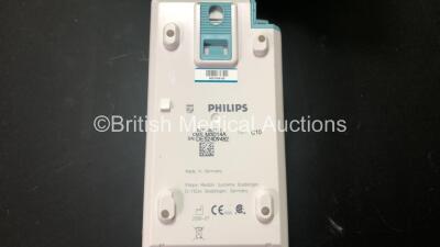 2 x Philips IntelliVue MP70 Anaesthesia Patient Monitors *Mfds - 2009 and 2009* (Both Power Up, 1 with Missing Tag-See Photo) with 2 x Philips M3014A Opt : C10 Multiparameter Modules with Press, Temp, CO2 and PICCO Options *Mfds - 2008* and 2 x Philips In - 13