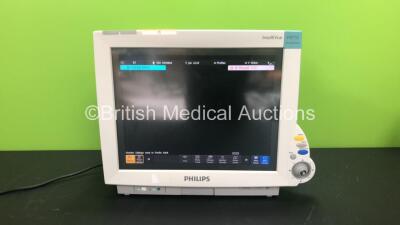 Philips IntelliVue MP70 Anaesthesia Patient Monitor *Mfd - 2009* (Powers Up with Missing Dial-See Photo) with Philips M3012A Multiparameter Module with Press and Temp Options *Mfd - 2009* and Philips IntelliVue X2 Patient Monitor with Press, Temp, NBP, SP