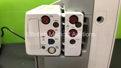 2 x Philips IntelliVue MP30 Anaesthesia Patient Monitors *Mfds - 2008 and 2009* with 2 x Philips M3012A Multiparameter Modules with Press and Temp Options *Mfds - 2008 and 2014* and 2 x Philips IntelliVue X2 Patient Monitors with Press, Temp, NBP, SPO2 an - 3