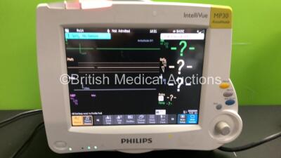 2 x Philips IntelliVue MP30 Anaesthesia Patient Monitors *Mfds - 2009 and 2010* with 2 x Philips M3012A Multiparameter Modules with Press and Temp Options *Mfds - 2008 and 2009* and 2 x Philips IntelliVue X2 Patient Monitors with Press, Temp, NBP, SPO2 an - 8