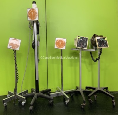 Tycos Jewel Movement Mobile Sphygmomanometers (x5 Units).