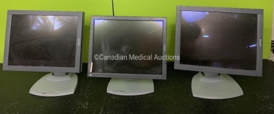 Barco E-2621 / E-3620 Megapixel Grayscale Displays (x3).