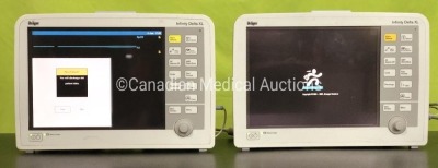 Drager Infinity Delta XL Patient Monitors (x2).