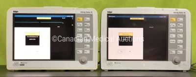 Drager Infinity Delta XL Patient Monitors (x2) .