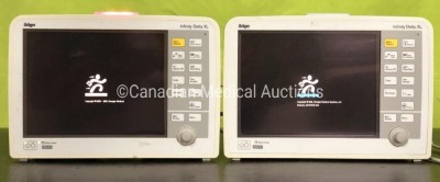 Drager Infinity Delta XL Patient Monitors (x2) .