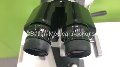 Haag Streit Bern BQ900 Slit Lamp with 2 x 12,5x Eyepieces on Motorized Table (Powers Up with Good Bulb) *S/N 03372* **Mfd 2002** - 7