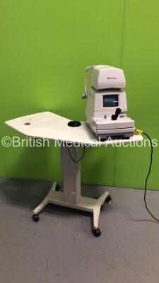 TopCon CT-80 Computerized Tonometer Version 2.10 on Motorized Table (Powers Up - Missing Printer Cover) *S/N 1570104* *FOR EXPORT OUT OF THE UK ONLY*