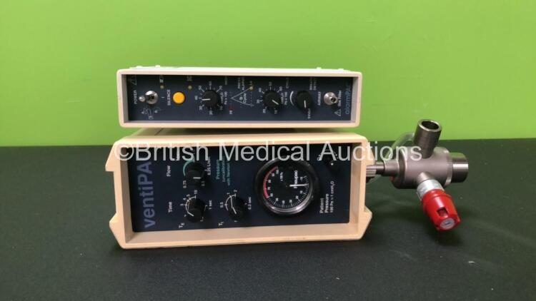 Pneupac ventiPAC Anaesthetic Ventilator with 1 alarmPAD