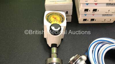 Mixed Lot Including 8 x GN Otometrics HI-Pro Noah Compatible Hearing Units, 6 x Icron LEX Switches, 2 x Ohmeda Vacuum Valves, 1 x Smiths Entonox Hose and 2 x Philips M1655B Tubes - 2