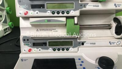 8 x Fresenius Kabi Module DPS Visio Syringe Pumps with 2 x Fresenius Kabi Orchestra Base Primea Units (All Draw Power with Blank Display-See Photos) *FS0175156 - FS0175434 - FS0216891 - FS0175139 - FS0175147 - FS0216895 - FS0076793 - FS0076794 - FS0175146 - 6