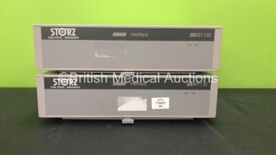 2 x Karl Storz AIDA interface 20091132 Units