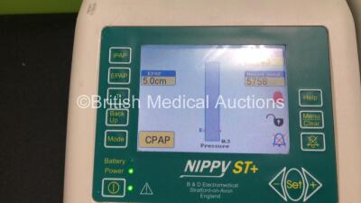 2 x B&D Electromedical Nippy ST+ Ventilators (Both Power Up) *20088645 - 201319276* - 2