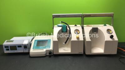 Mixed Lot Including 1 x Masimo Set TOSCA 500 Radiometer (Powers Up with Blank Screen) 1 x B&D Electromedical Nippy ST+ Ventilator (Powers Up) 2 x Eschmann VP25 Suction Units (Both Power Up with Missing Cups) *SN 1122 - 20099397 - V2AD6K1361 - 2575*