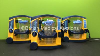 4 x Laerdal LSU Suction Units with Cups (All Power Up)