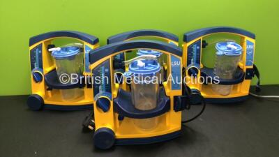 4 x Laerdal LSU Suction Units with Cups (All Power Up)