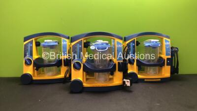 4 x Laerdal LSU Suction Units with Cups (All Power Up)