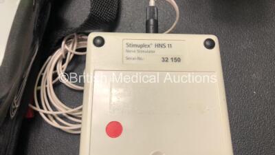 Mixed Lot Including 1 x Health Edge System Sure II Luminometer (Powers Up) 1 x B Braun Stimuplex HNS 11 Console (No Power) 1 x Olympus MU-1 Light Source (Powers Up) 1 x Baxter Fibrinotherm Heating Unit (Powers Up) *32150 - 0050278 - 6016F - 1305397* - 5