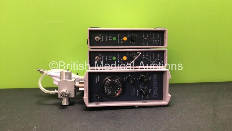 PneuPAC ventiPAC Ventilator with 1 x Hose and 2 x PneuPAC alarmPAD Alarm Units