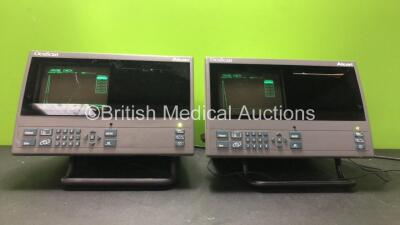 2 x Alcon OcuScan Monitoring Consoles (Both Power Up)