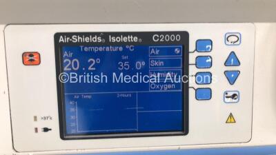 Drager Air-Shields Isolette C2000 Infant Incubator Version 3.01 with Mattress (Powers Up) - 4