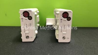 2 x Philips M3015A Opt C06 Microstream CO2 Modules