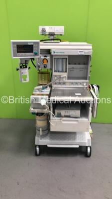 Datex-Ohmeda Aestiva/5 Anaesthesia Machine with Datex-Ohmeda Aestiva 7900 SmartVent Software Version 4.8 PSVPro, Oxygen Mixer, 2 x Philips IntelliVue G5 M1019A Gas Modules, Bellows, Absorber and Hoses (Powers Up) *S/N AMRL02423*