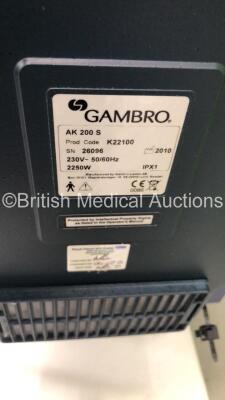 3 x Gambro AK 200 S Dialysis Machines (No Power) - 5