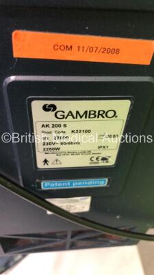 3 x Gambro AK 200 S Dialysis Machines (No Power) - 7